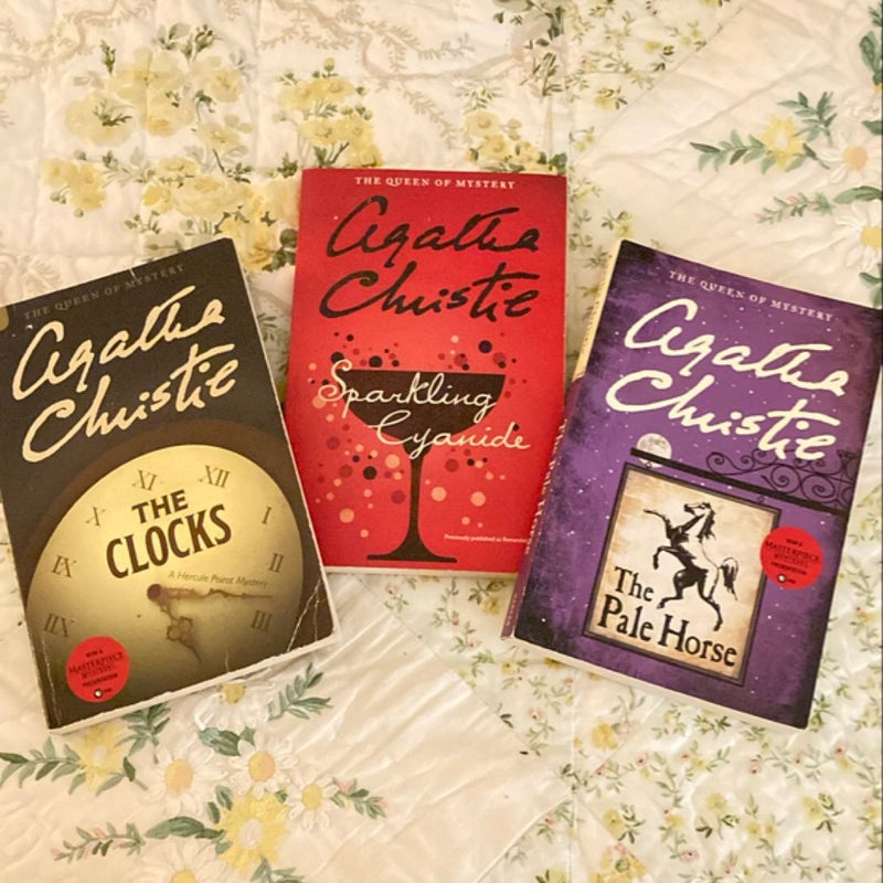 Agatha Christie 3 Book  Lot 