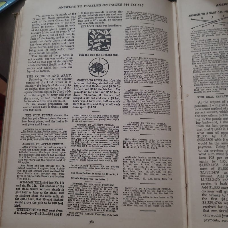 Sam Loyd's Cyclopedia of 5000 Puzzles, Tricks and Conundrums with Answers