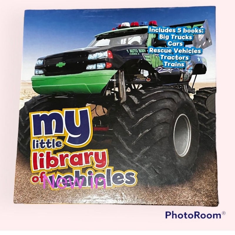 My little library of vehicles 