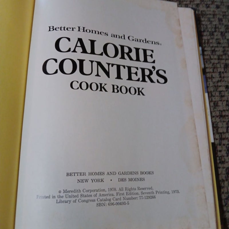 Calorie, Counters,Cookbook