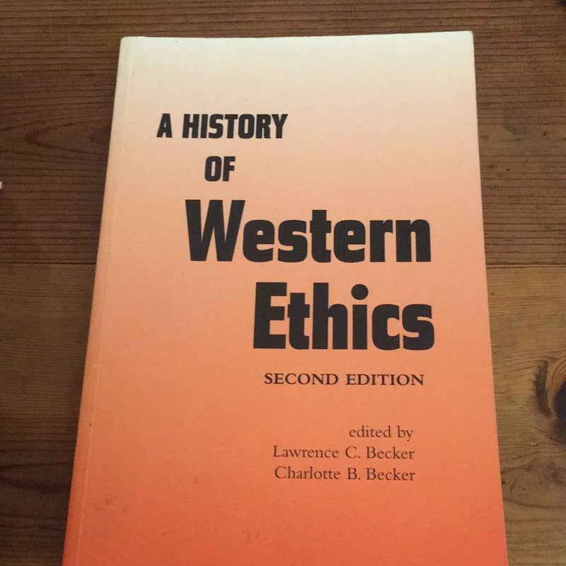 A History of Western Ethics