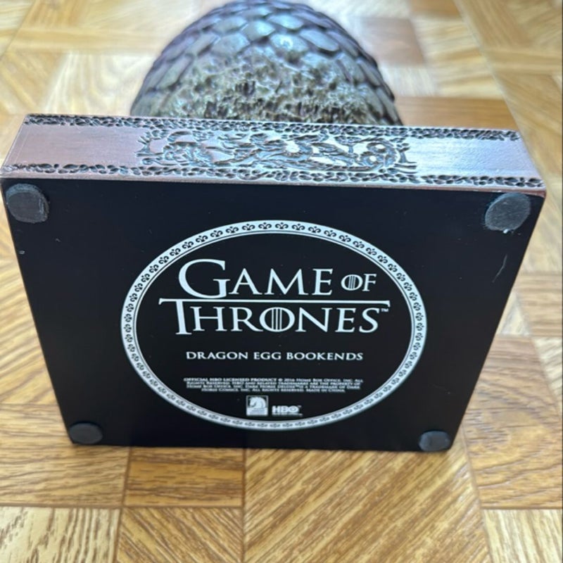 Game of Thrones Dragon Egg 3-Piece Book Ends