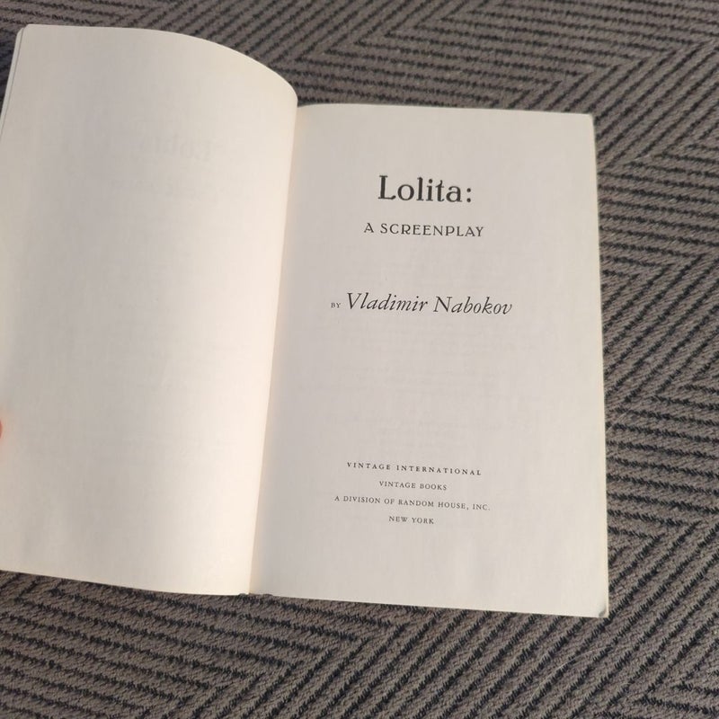 Lolita: a Screenplay