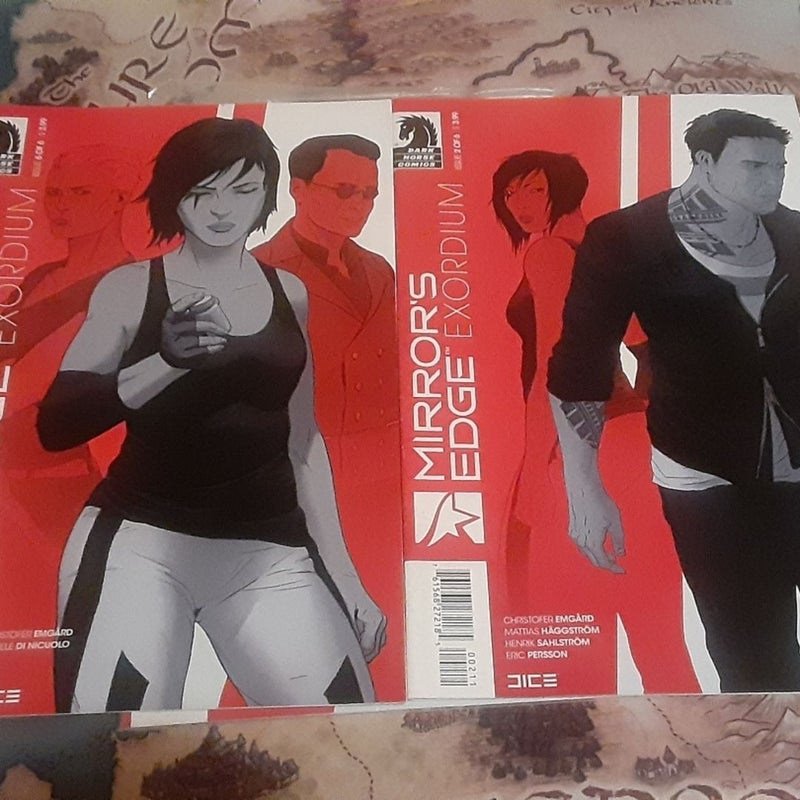 Mirror's Edge Exordium 1 ,2,6 Dark Horse Comics lot