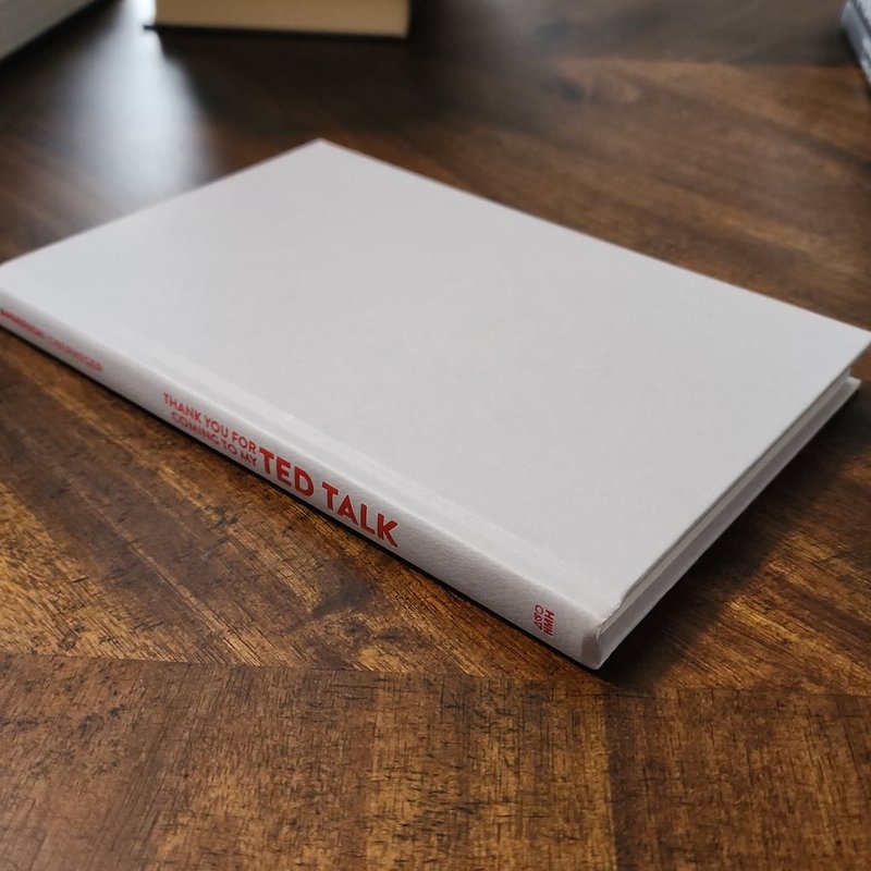 Thank You for Coming to My Ted Talk