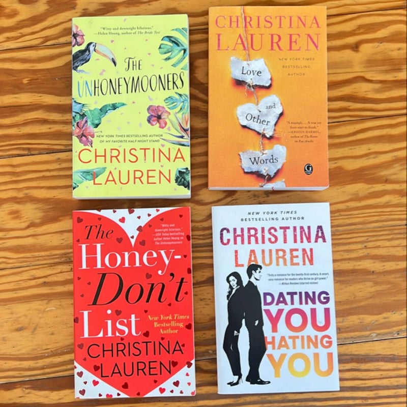 Christina Lauren 4 book bundle 