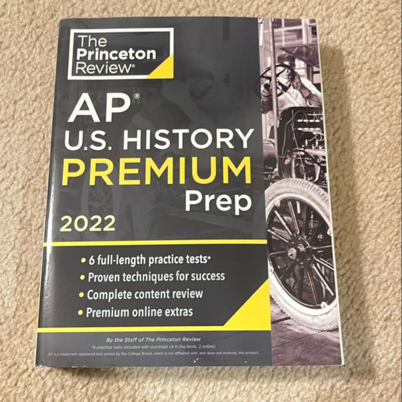 Princeton Review AP U. S. History Premium Prep 2022