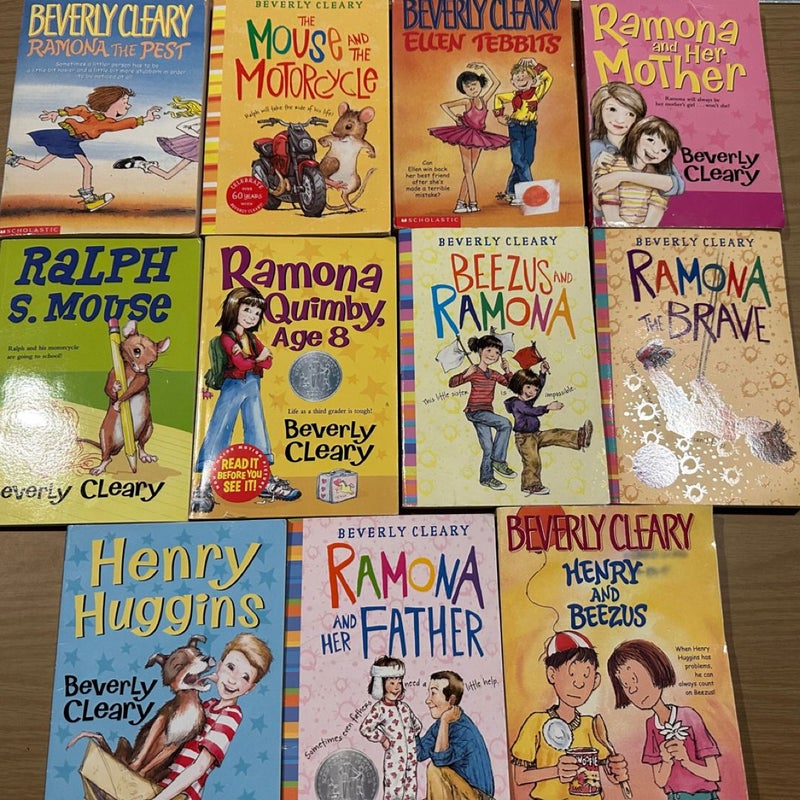 Beverly Cleary Set (11) Ramona, Henry, Ralph S. Mouse