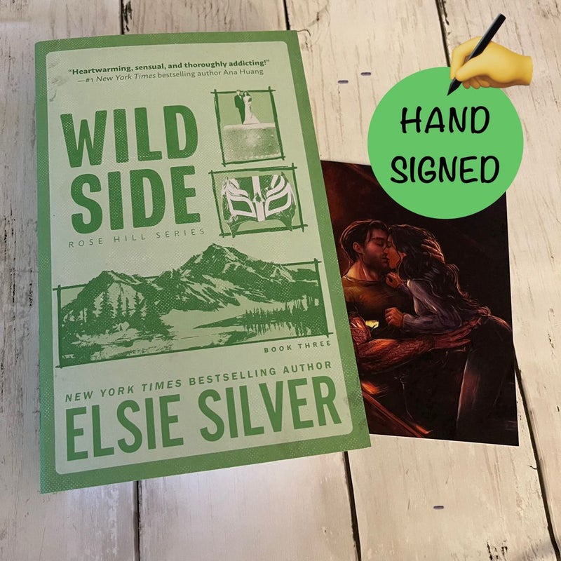 Hand Signed WILD SIDE *Deluxe* Mountain Spine by ELSIE SILVER (w/ Art Print)