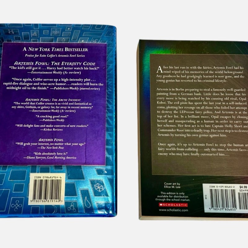 Lot of 2 Artemis Fowl 