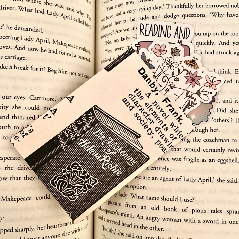 Mystery Sticker Grab Bag 4 Bookish Stickers 