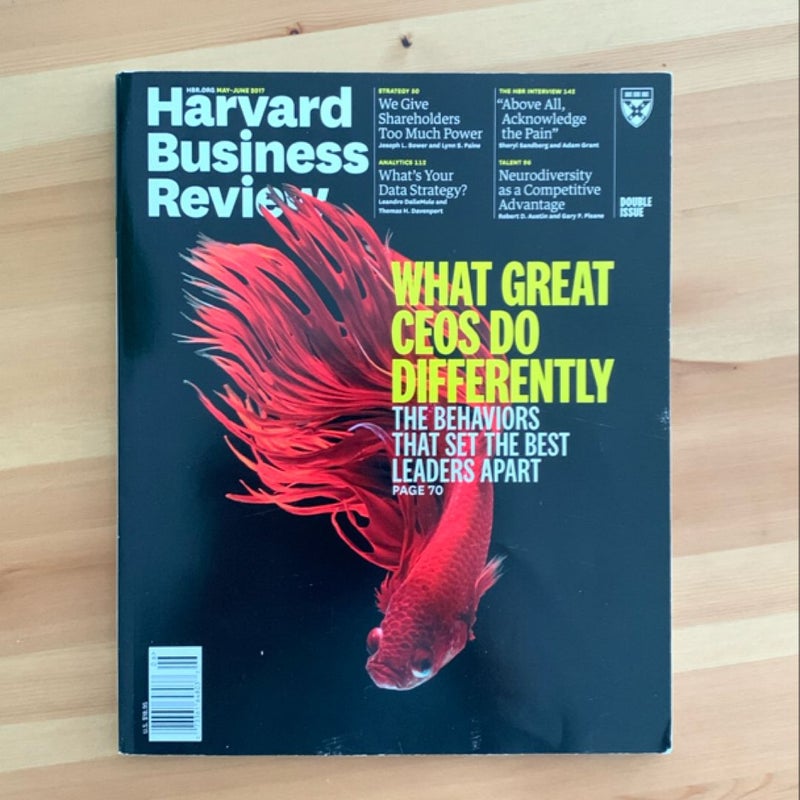 Harvard Business Review; May 2017