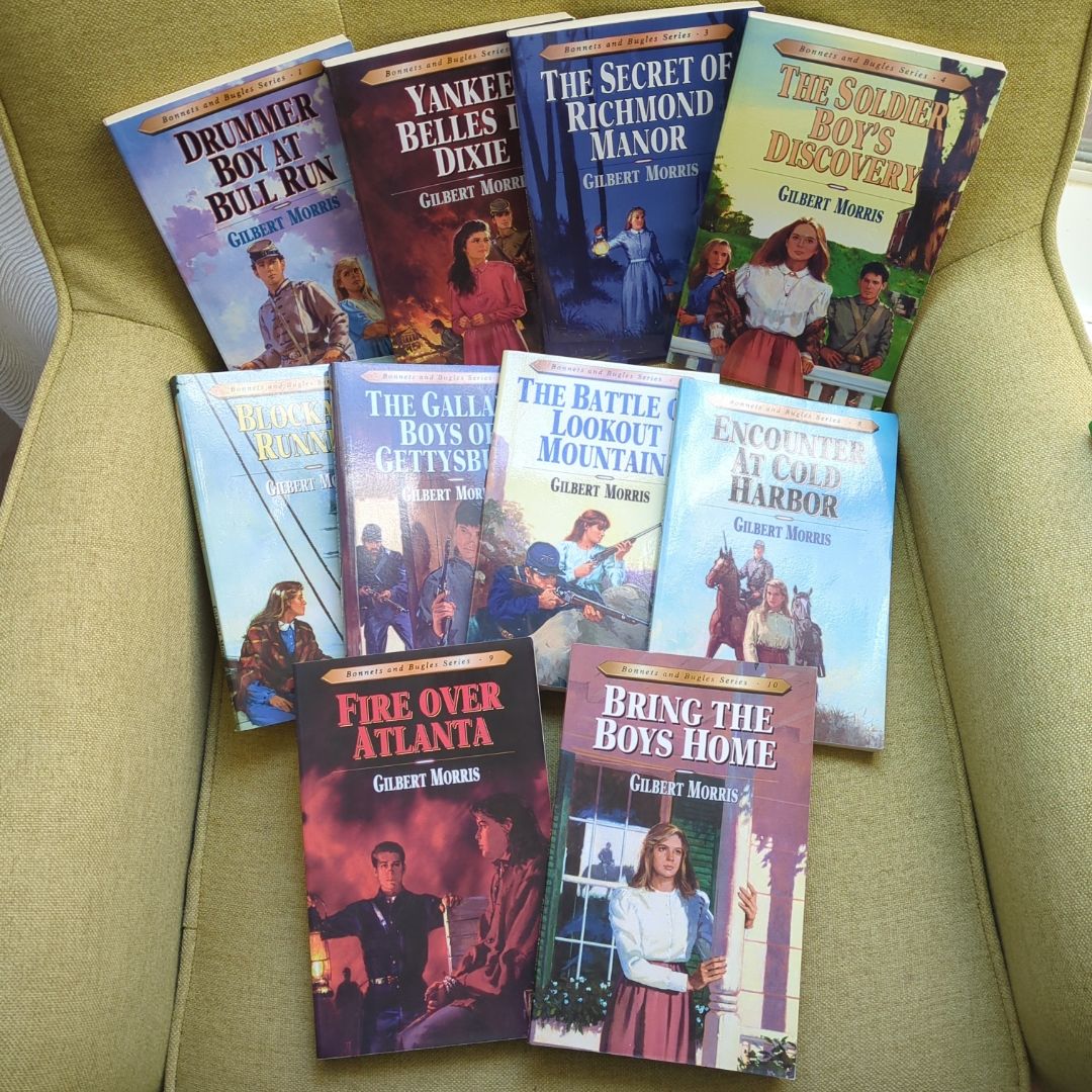 Bonnets and Bugles Complete Series #1-10, vintage 1995-1997 - Out of Print!