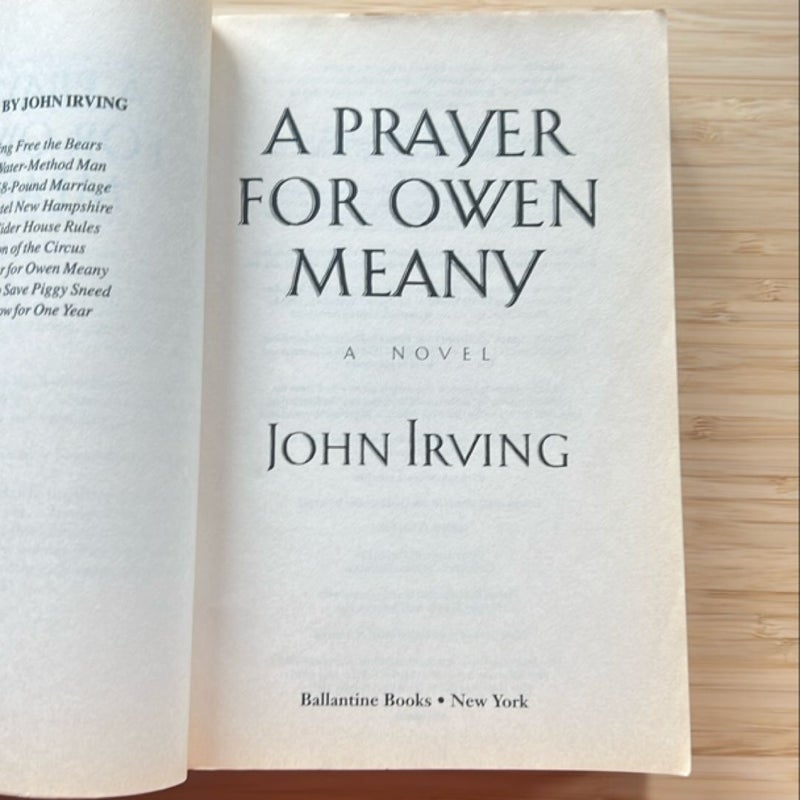 A Prayer for Owen Meany