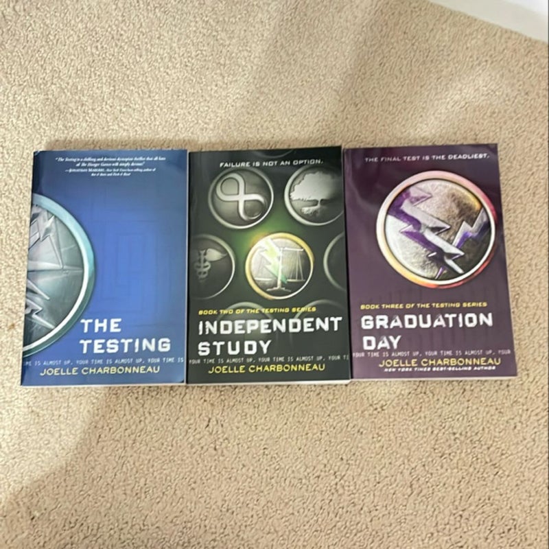 The Testing (all 3 books)