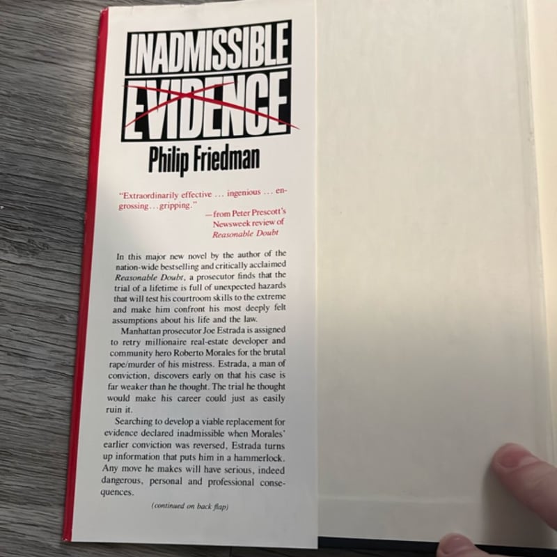 Inadmissible Evidence by Philip Friedman