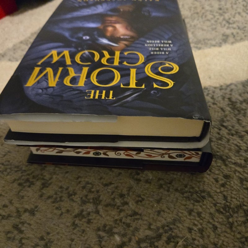 Signed bookish box young adult fantasy this dark descent the storm crow
