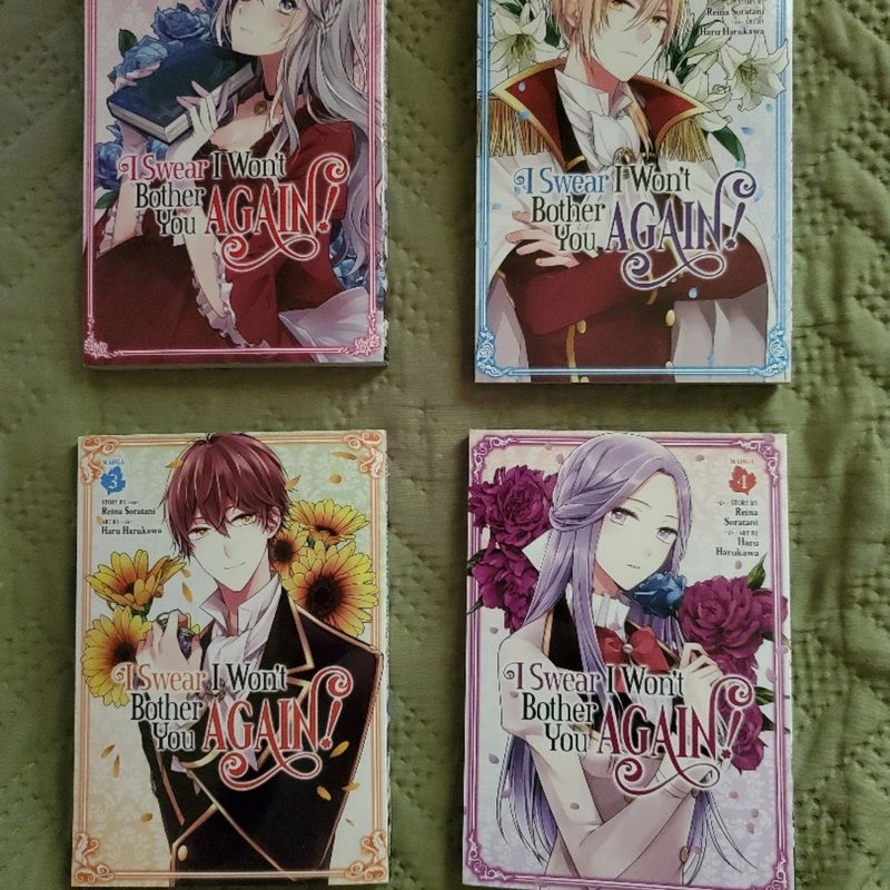 I Swear I Won’t Bother You Again! volumes 1-4