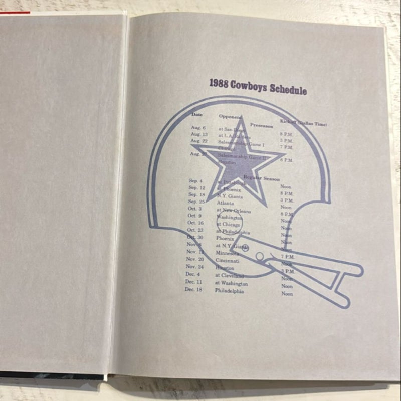 The Official 1988 Dallas Cowboys Bluebook IX