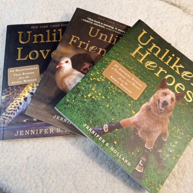 Unlikely Loves, Unlikely Friendships, Unlikely Heroes. 3 BOOK BUNDLE 