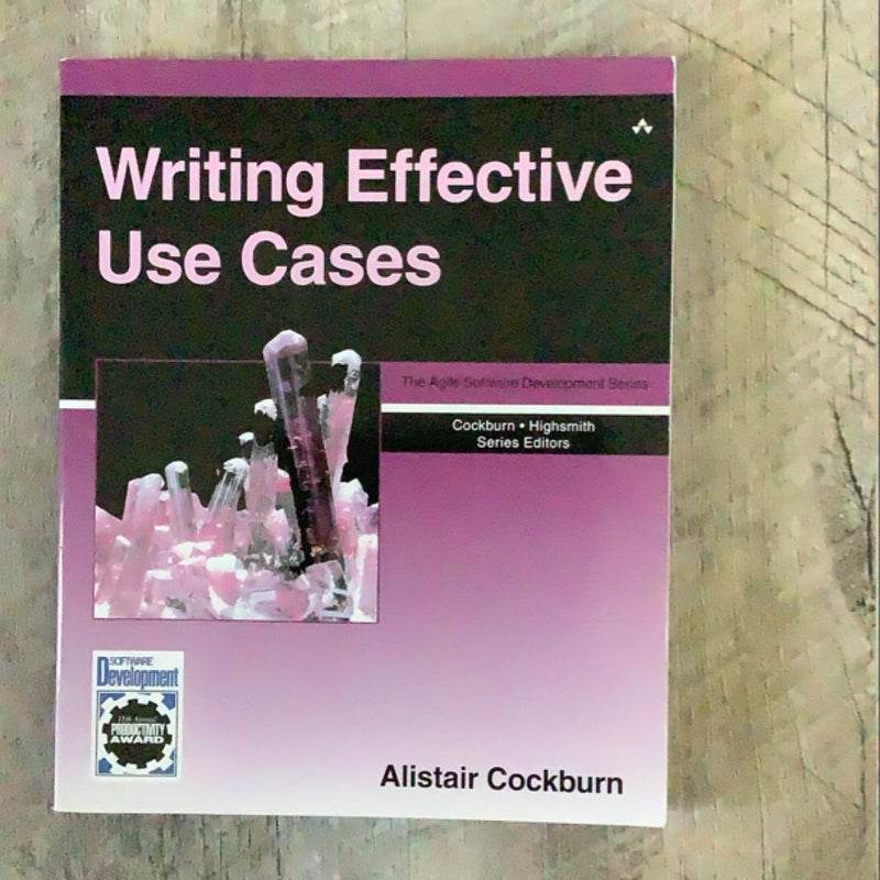 Writing Effective Use Cases