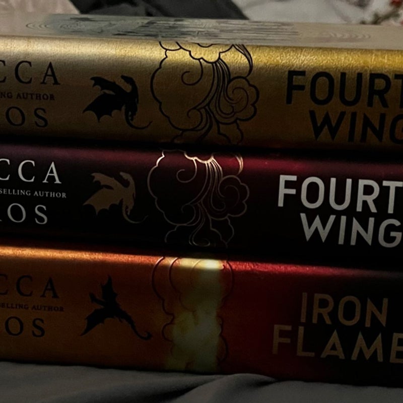 Fourth Wing 3 book bundle