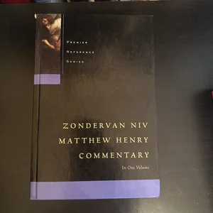 Zondervan NIV Matthew Henry Commentary