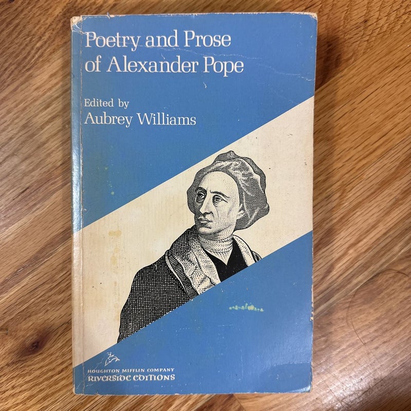 Poetry and Prose of Alexander Pope