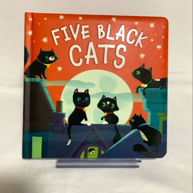 Five Black Cats