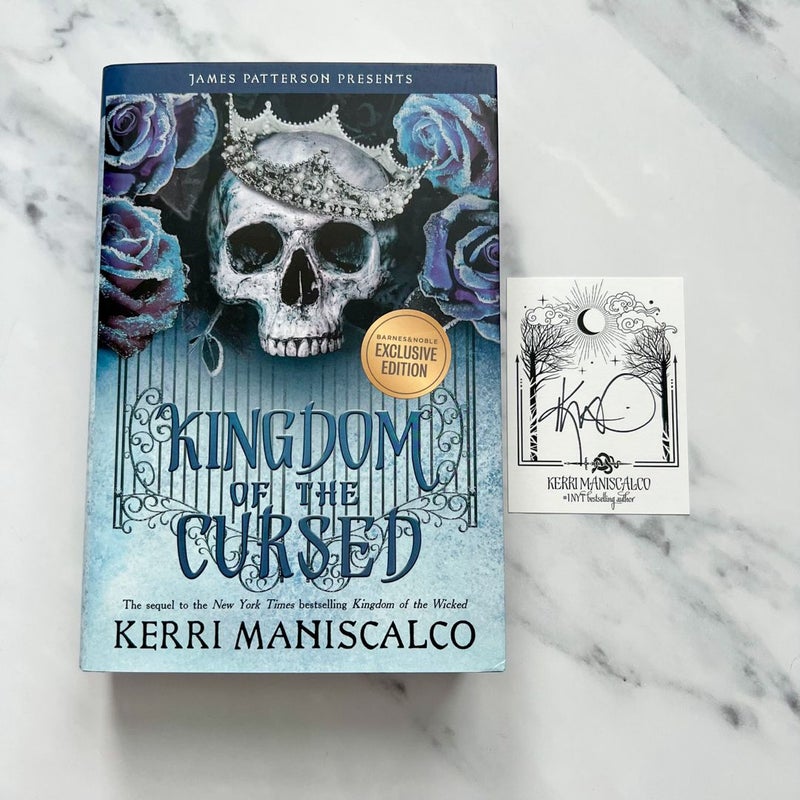 Kingdom of the Wicked Trilogy Barnes & Noble 1st Editions + 2 SIGNED Book Plates