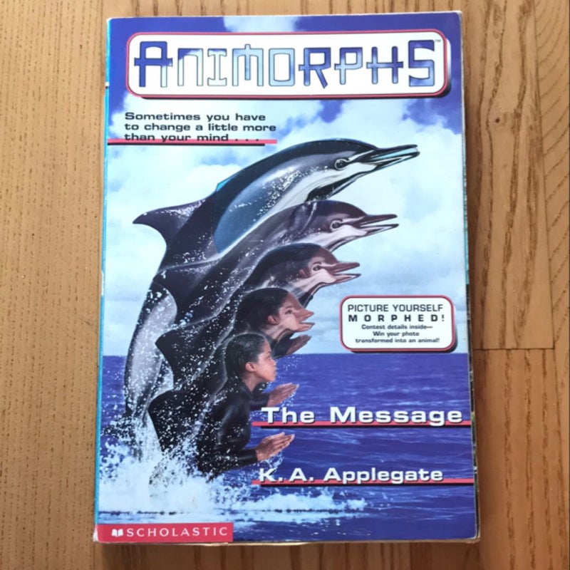 Animorphs #4 The Message first edition first printing