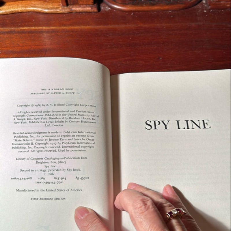 Spy Line (1989 1st Am Ed)