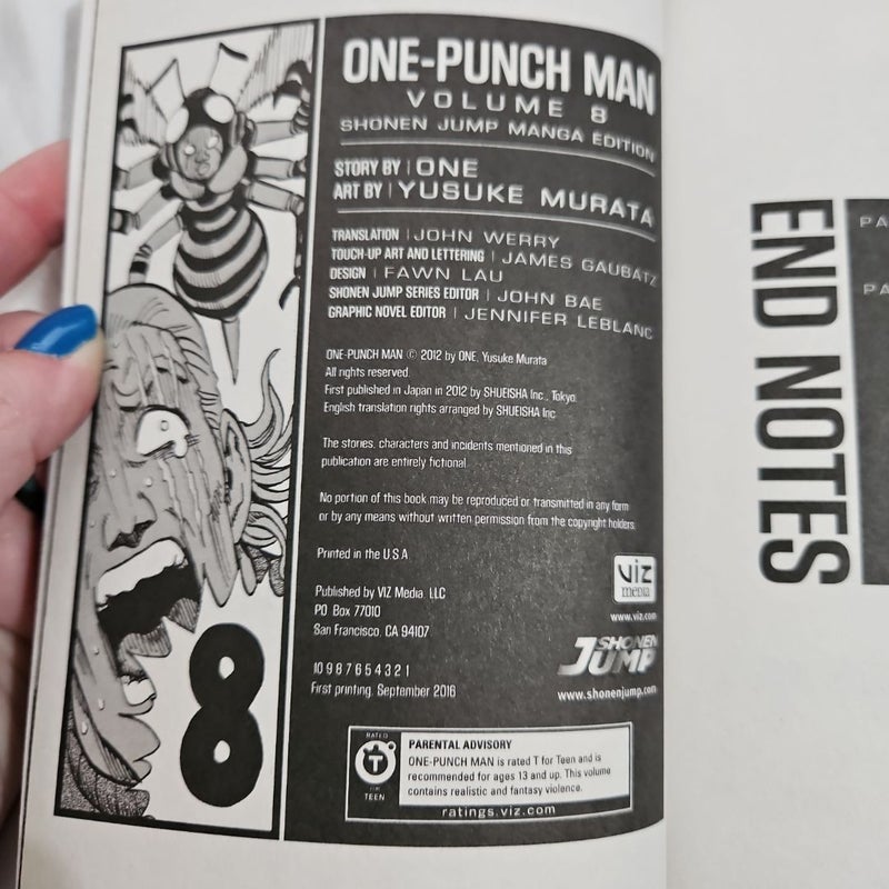 One-Punch Man, Vol. 8