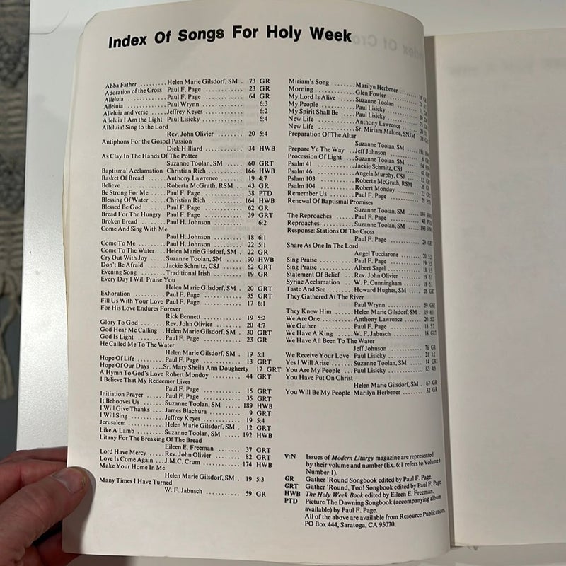 The Holy Week Book