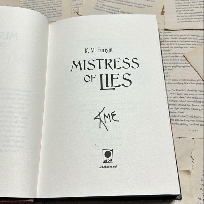 Mistress of Lies ILLUMICRATE SIGNED EDITION