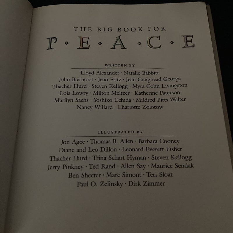 THE BIG BOOK FOR PEACE 