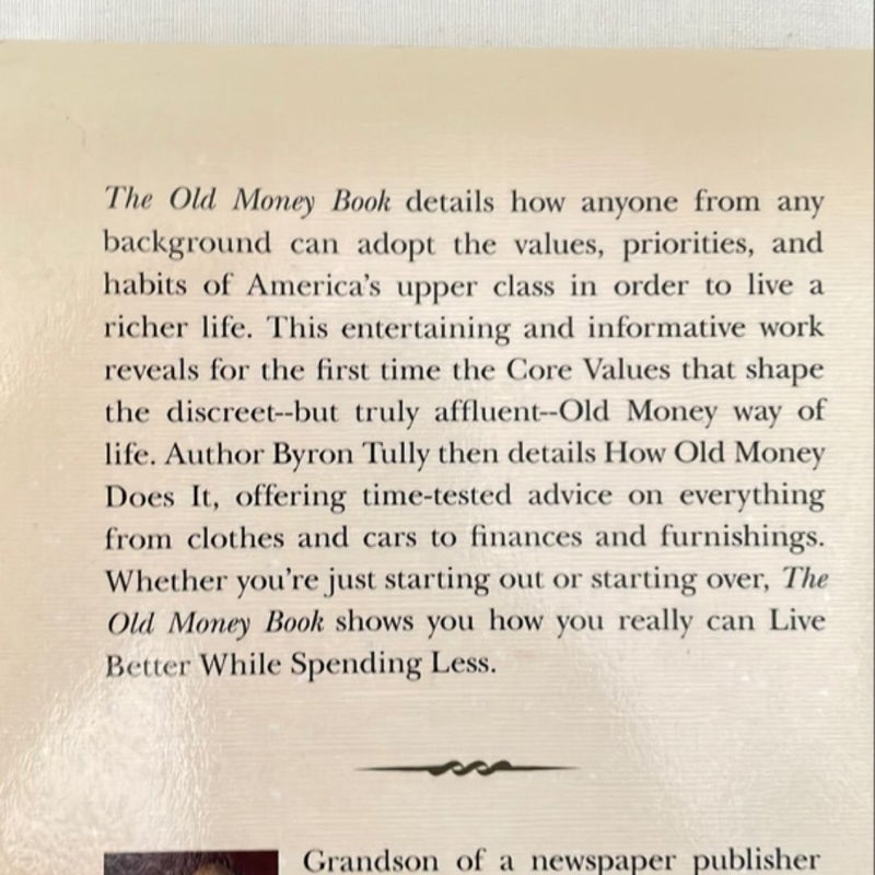 The Old Money Book