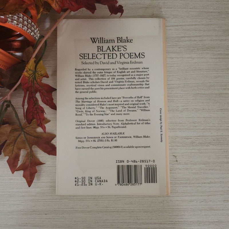 Blake's Selected Poems