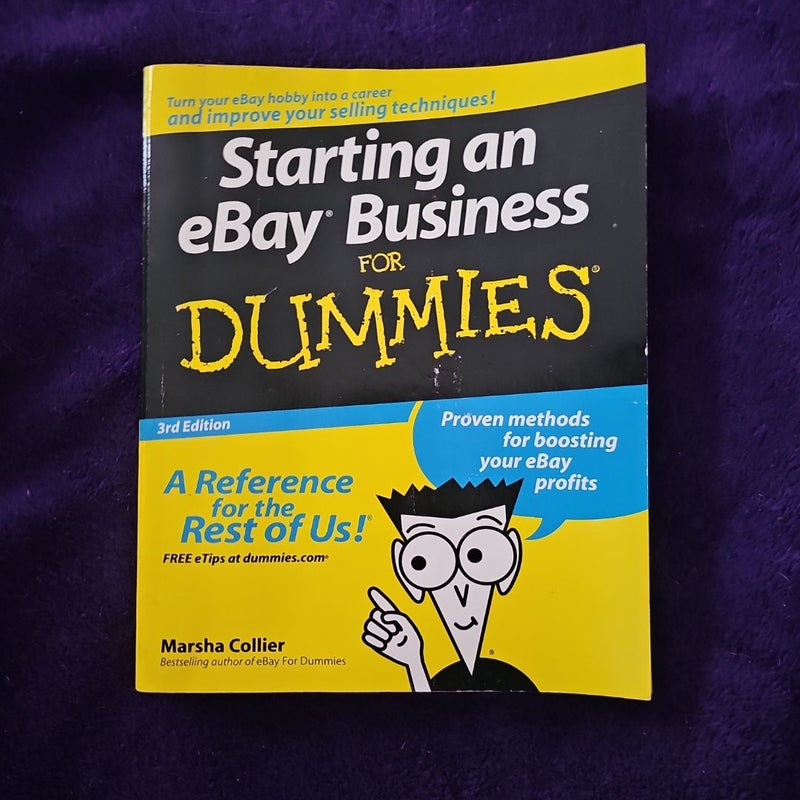 Starting an eBay Business for Dummies