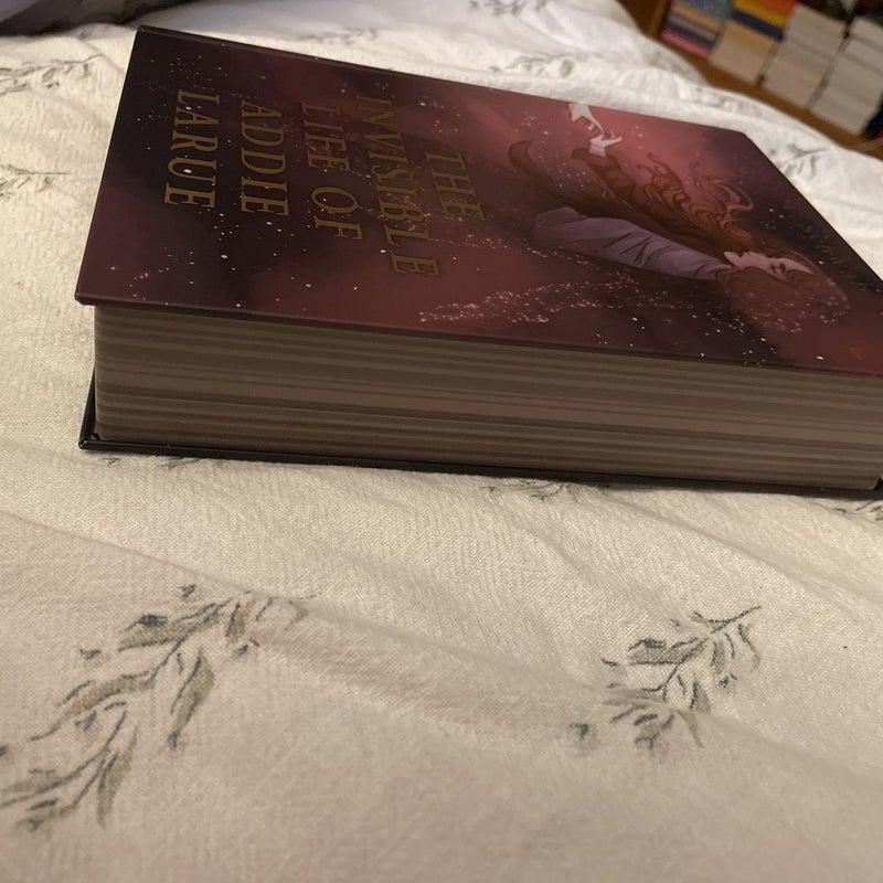 the invisible life of addie larue fake book w/art print