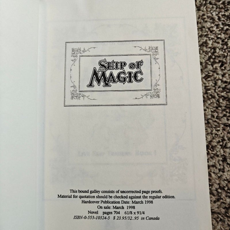 Ship of Magic ARC