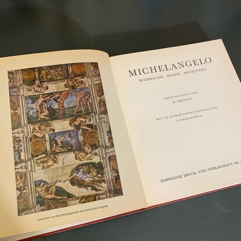 Michelangelo Art Book 1960