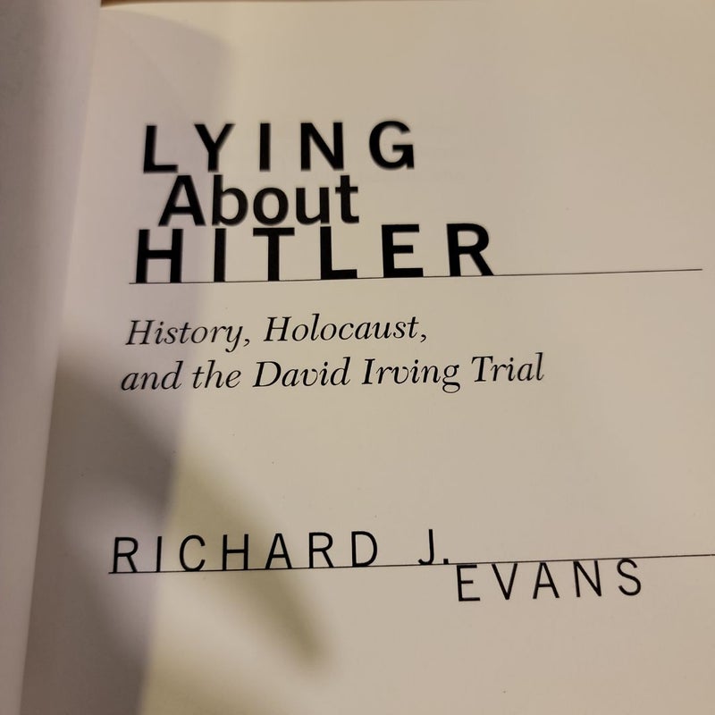 Lying about Hitler