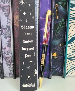 Bookish box pen inspired by A Shadow in the Ember 