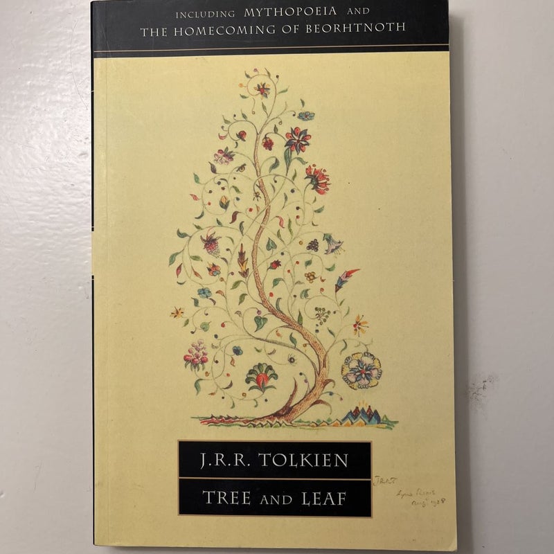 Tree and Leaf: Including MYTHOPOEIA