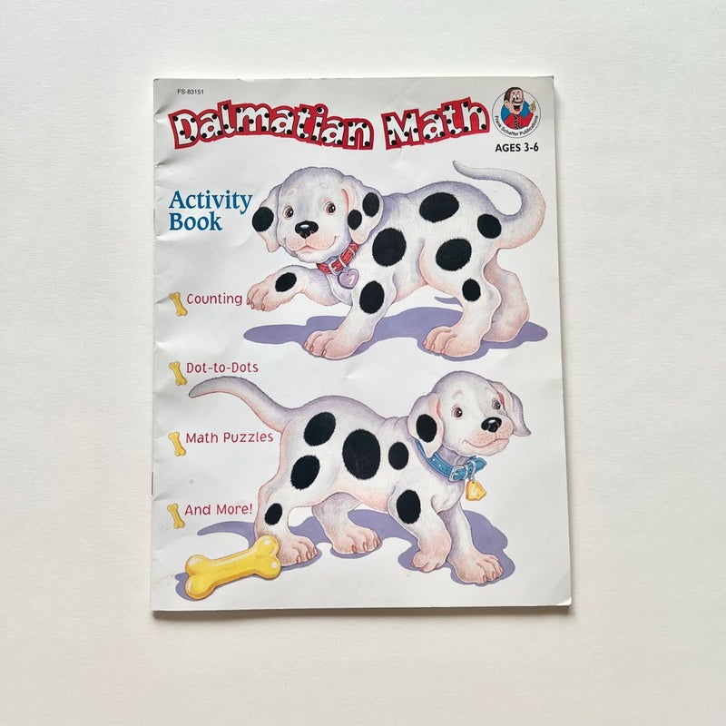 Dalmatian Math Activity Workbook