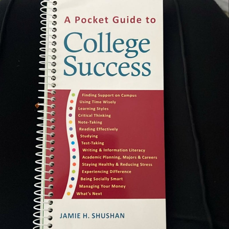 A Pocket Guide to College Success