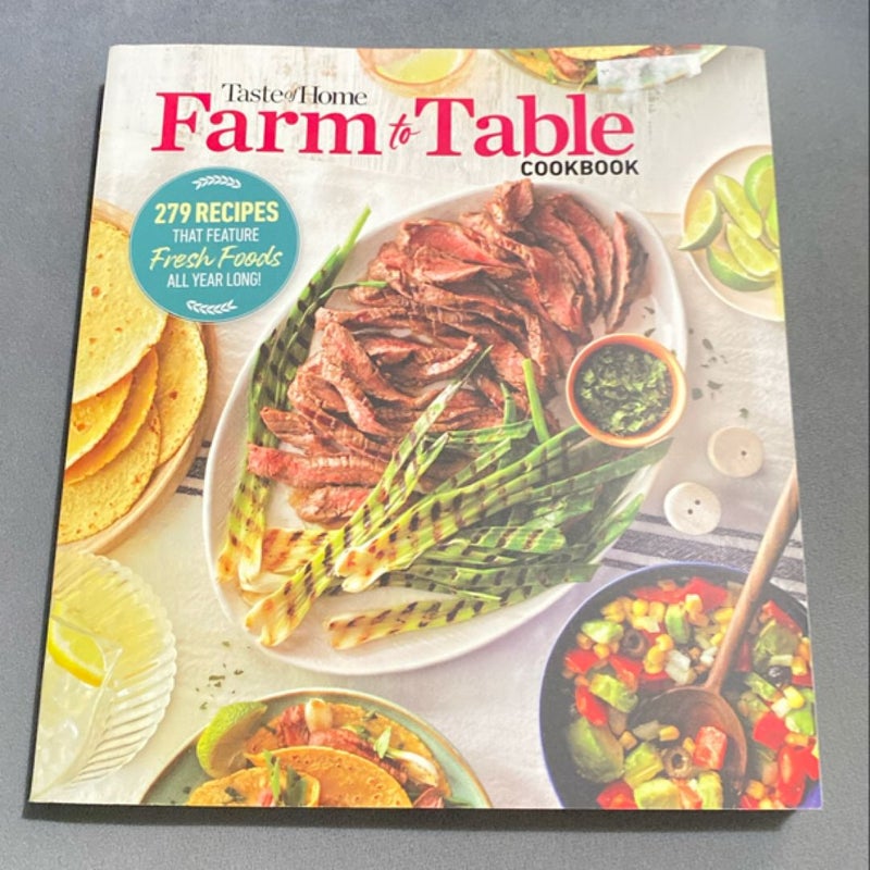 Taste of Home Farm to Table Cookbook