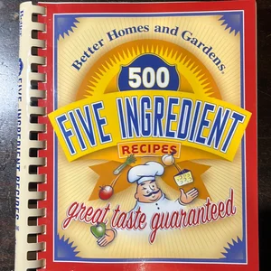 500 Five Ingredient Recipes