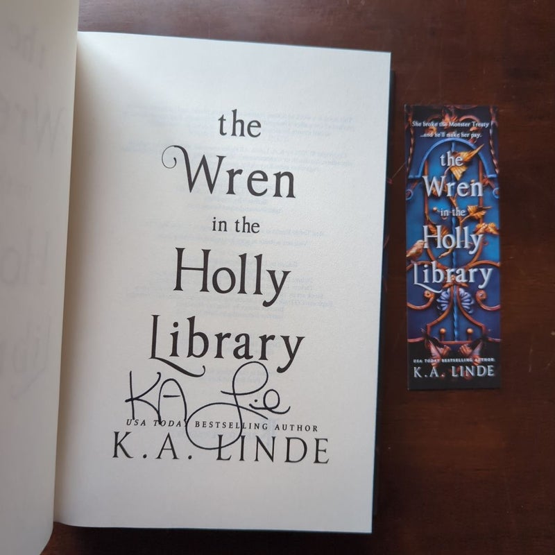 The Wren in the Holly Library Signed! (Deluxe Limited Edition)